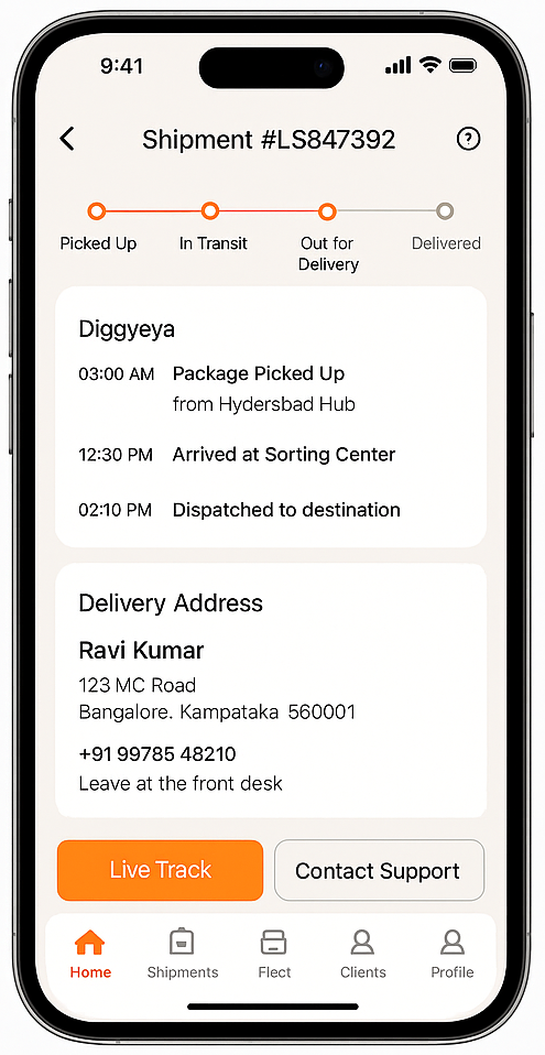 20250618_1745_iPhone Logistics App Mockup_simple_compose_01jy1fbxjwf1bsv92ab9w3t1hd